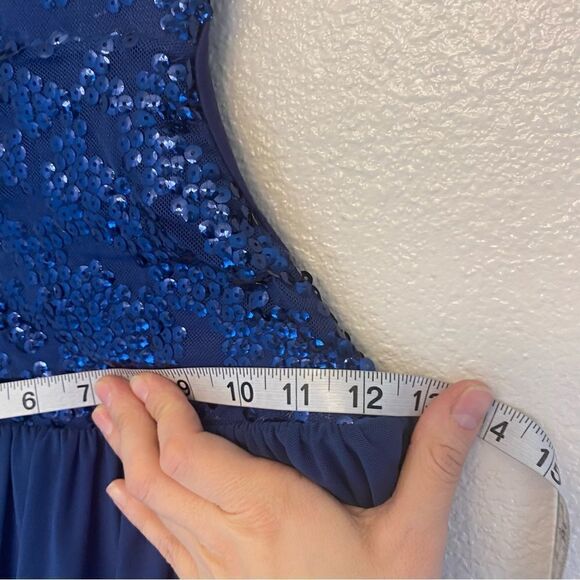 WEISSMAN Dance Costume acro blue jumpsuit unitard Sweet Nothing 7676 child LC - Picture 7 of 15